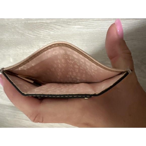 Kate Spade Rose Gold Shimmer Small Slim Card Holder - Picture 5 of 5